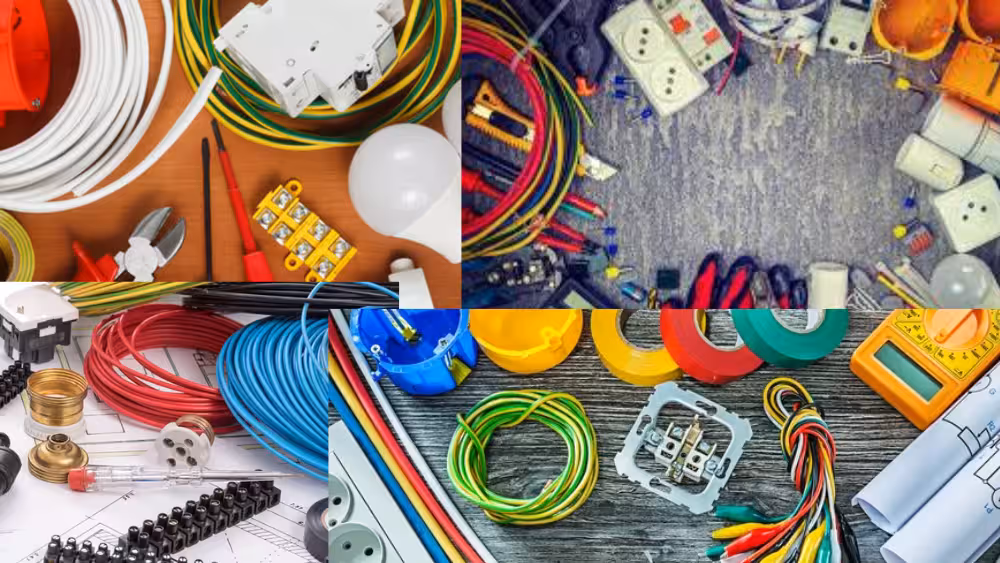 Materiales eléctricos y kit de cámaras